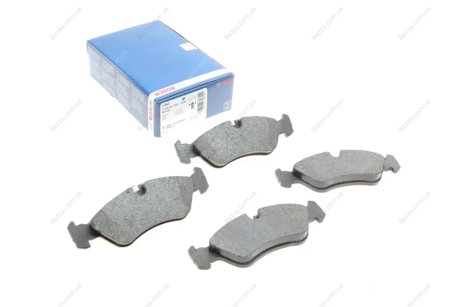Передние тормозные колодки bosch 0986491900