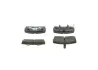 Передние тормозные колодки bosch 0986493390
