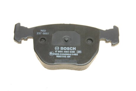 Передні тормозні (гальмівні) колодки bosch 0986494028