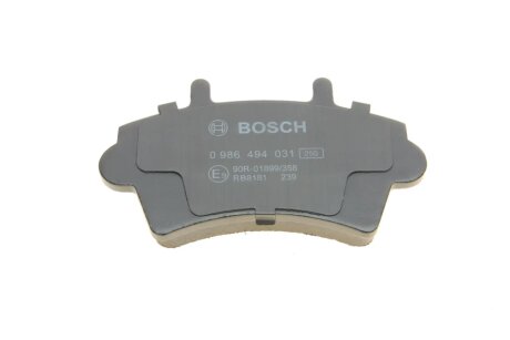 Передні тормозні (гальмівні) колодки bosch 0986494031