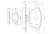 Передние тормозные колодки bosch 0 986 494 077