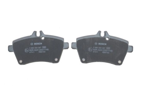 Передние тормозные колодки bosch 0986494087