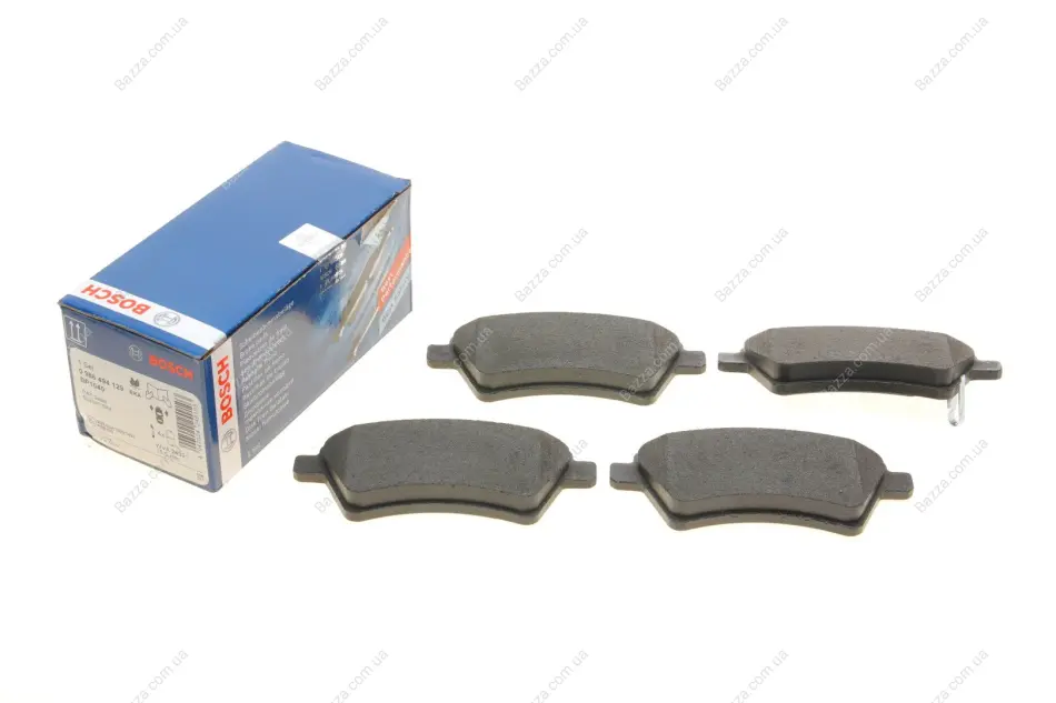 Передні тормозні (гальмівні) колодки Bosch 0 986 494 129 (фото 1)