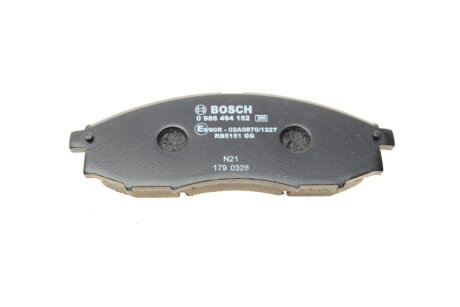 Передні тормозні (гальмівні) колодки bosch 0986494152