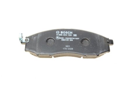Передні тормозні (гальмівні) колодки bosch 0986494152