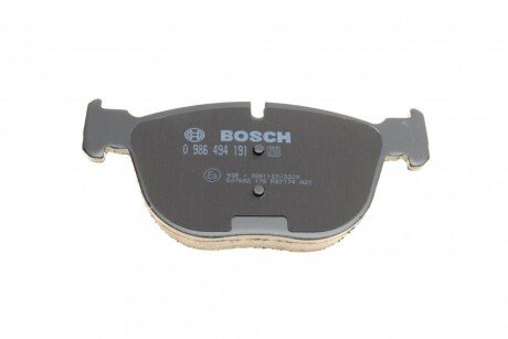 Передние тормозные колодки bosch 0986494191