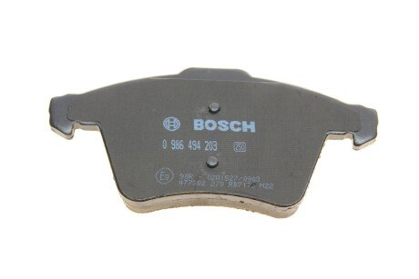 Передние тормозные колодки bosch 0 986 494 203