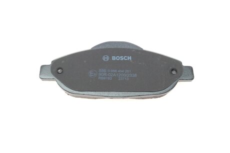 Передние тормозные колодки bosch 0986494261