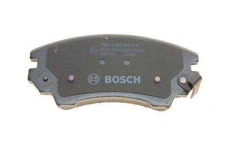 Передние тормозные колодки bosch 0 986 494 275