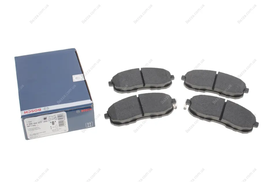 Передние тормозные колодки bosch 0986494277