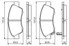 Передні тормозні (гальмівні) колодки Bosch 0 986 494 299 (фото 7)