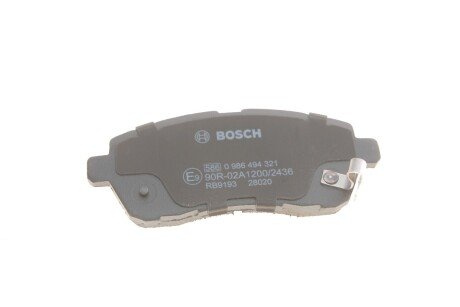 Передні тормозні (гальмівні) колодки bosch 0 986 494 321