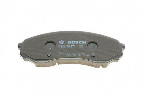 Передні тормозні (гальмівні) колодки bosch 0986494377