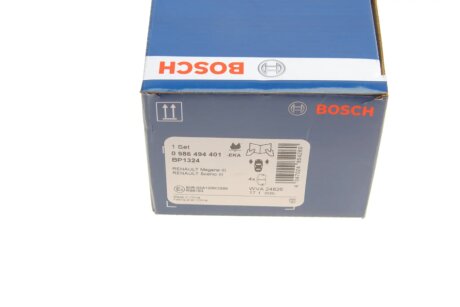 Передні тормозні (гальмівні) колодки bosch 0986494401