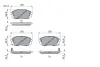 Передние тормозные колодки bosch 0 986 494 422
