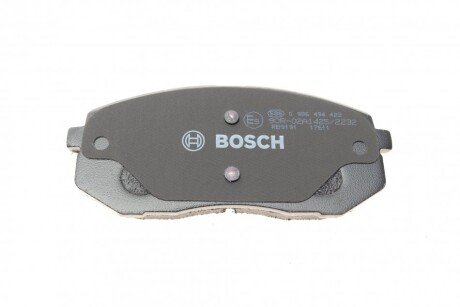 Передние тормозные колодки bosch 0986494422