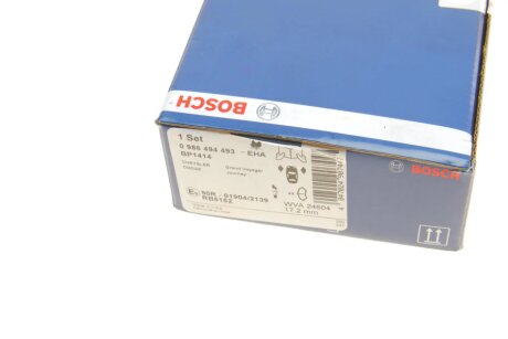 Передние тормозные колодки bosch 0986494493