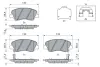 Передні тормозні (гальмівні) колодки Bosch 0 986 494 563 (фото 1)