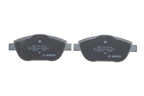 Передние тормозные колодки bosch 0986494564