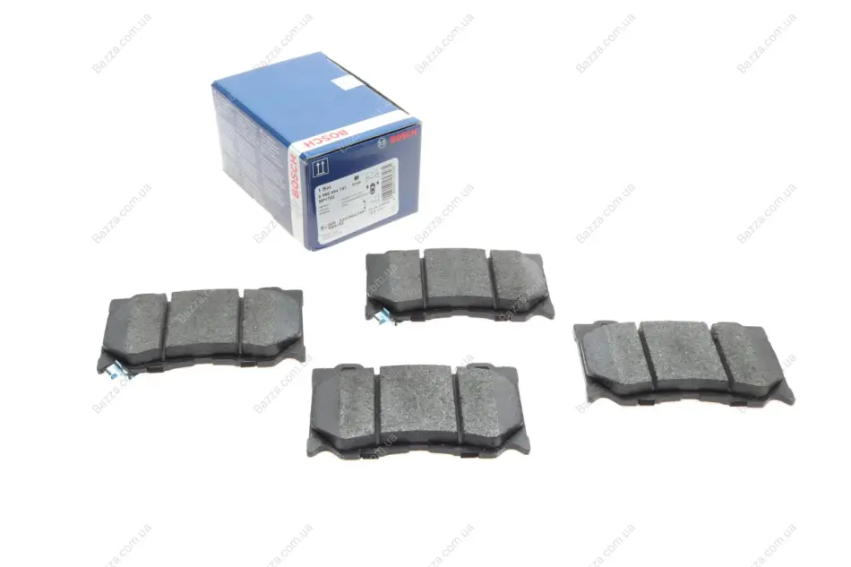 Передні тормозні (гальмівні) колодки Bosch 0986494707 (фото 1)