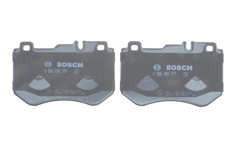 Передні тормозні (гальмівні) колодки bosch 0986494777
