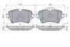 Передние тормозные колодки bosch 0986494809