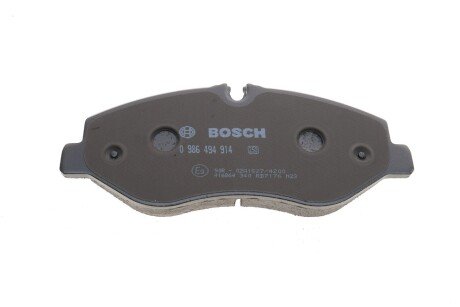 Передні тормозні (гальмівні) колодки bosch 0986494914