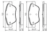 Передні тормозні (гальмівні) колодки Bosch 0986495102 (фото 1)