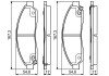 Передние тормозные колодки bosch 0986495159