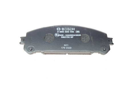 Передні тормозні (гальмівні) колодки bosch 0986495169