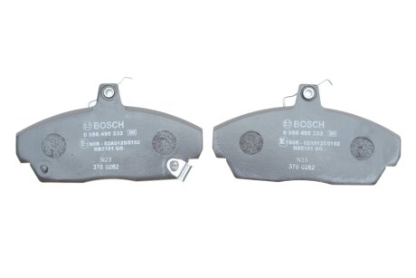 Передние тормозные колодки bosch 0986495233