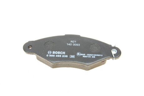 Передні тормозні (гальмівні) колодки bosch 0986495235