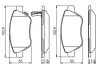 Передні тормозні (гальмівні) колодки Bosch 0986495237 (фото 7)