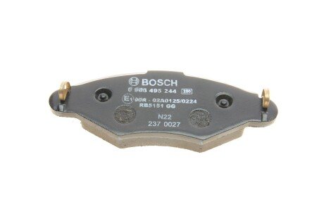 Передние тормозные колодки bosch 0986495244