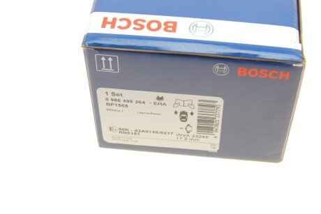 Передние тормозные колодки bosch 0986495264