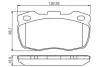 Передние тормозные колодки bosch 0986495269