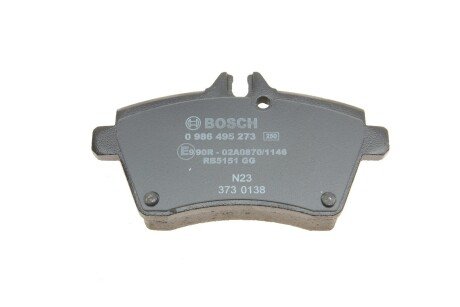 Передні тормозні (гальмівні) колодки bosch 0 986 495 273