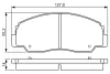 Передні тормозні (гальмівні) колодки Bosch 0986495339 (фото 4)