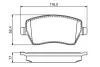 Передні тормозні (гальмівні) колодки Bosch 0986495452 (фото 1)