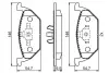 Передние тормозные колодки bosch 0986495454