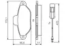 Передні тормозні (гальмівні) колодки Bosch 0986495475 (фото 1)