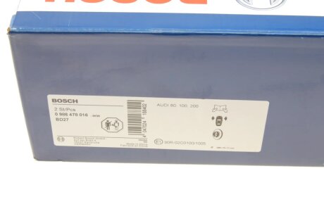 Передний тормозной диск bosch 0986478016