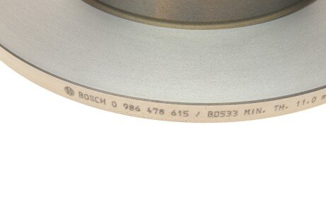 Передній гальмівний (тормозний) диск bosch 0986478615
