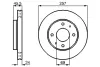 Передний тормозной диск bosch 0986478774