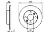 Передний тормозной диск bosch 0986479165