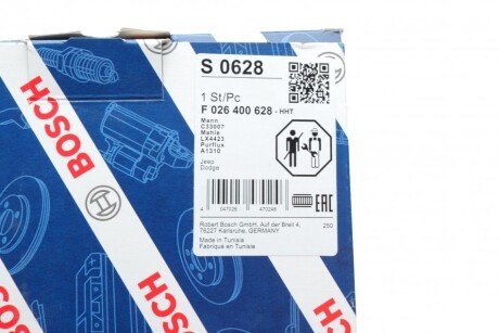 ПОВІТРЯНИЙ ФІЛЬТР bosch F026400628