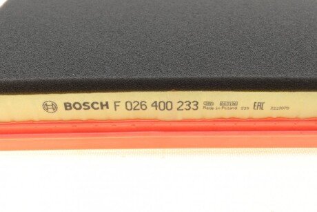 Повітряний фільтр bosch F 026 400 233