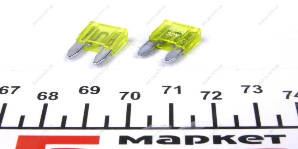 Предохранитель mini 20A (пр-во) bosch 1987529032