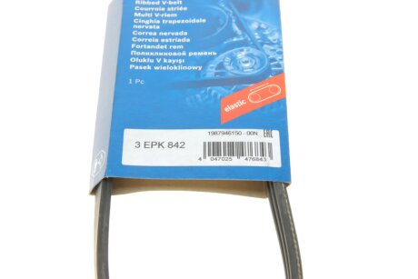 Привідний ремінь генератора bosch 1987946150