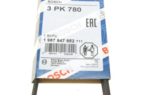 Привідний ремінь генератора bosch 1987947852